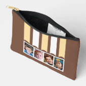 4 photo add name white brown peach etui (Open)