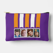 4 photo add name white purple orange etui (Voorkant)