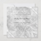 4 Photo Collage Folie Squares Chic Afstuderen Kaar Kaart (Achterkant)