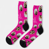 4 Photo Collage Sole Mates (grappig spel op ziel) Sokken (Links)