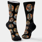 4 Photo Collage Template Make Your Own Fun Socks Sokken (Gebogen)