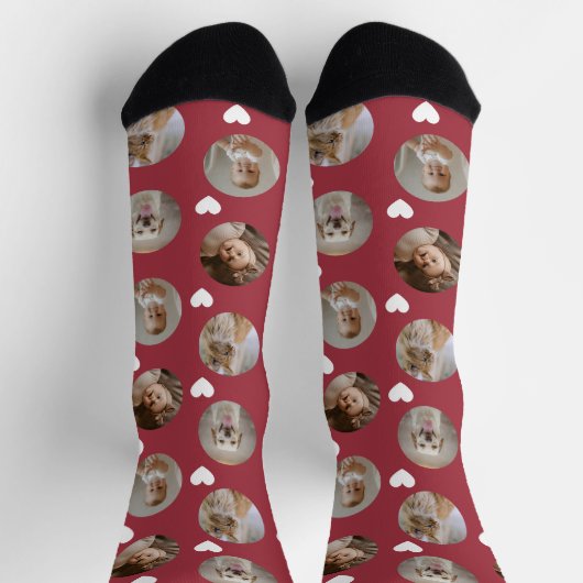 4 Photo Collage Template Make Your Own Fun Sokken (Top)