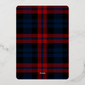 4 PHOTO Sparkle Merry-kerstgroet Gold Folie Feestdagenkaart (Achterkant)