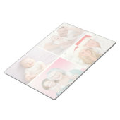 4 Photos Auto Convert Pic to Light Tone Background Notitieblok (Schuin)