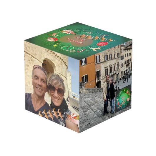 4 Photos Christmas Photo Cube Kubus (Achter hoekig)
