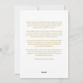 4 Photos Collage Original Modern Minimalist Chic  Feestdagenkaart (Achterkant)