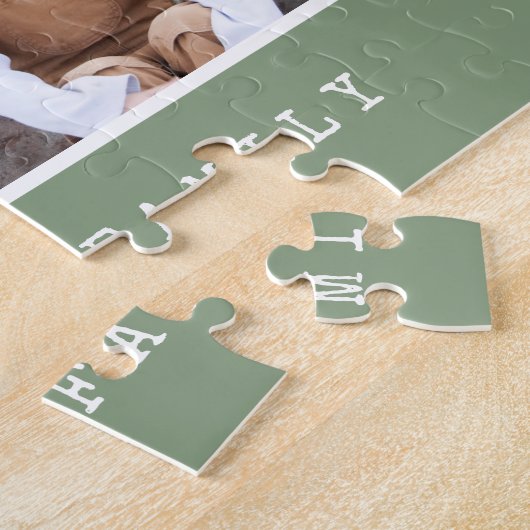 4 Photos Gallery Collage Family Personalized Legpuzzel (Zijkant)