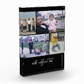 4 Pic Collage - u kunt de zwarte kleur wijzigen Fotoblokken (Links)