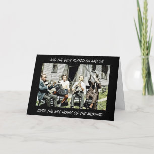 4-PIEKSE BAND MUSICANS-INSTRUMENTEN MUZIEK VAN 192 KAART