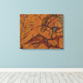 4-pins Quad Red Jasper en Quartz-fotoafdrukken Canvas Afdruk (Insitu (Houten vloer))