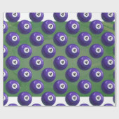 4 Pool Ball Patroon Cadeaupapier (Vlak)