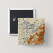 4 Populatie 1810 Vierkante Button 5,1 Cm (Voorkant /achterkant)
