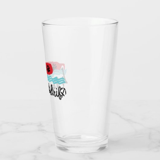 4 poten Adrift pint glas (Links)