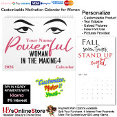 4 Powerful Woman in The Making Motivation Goals Kalender