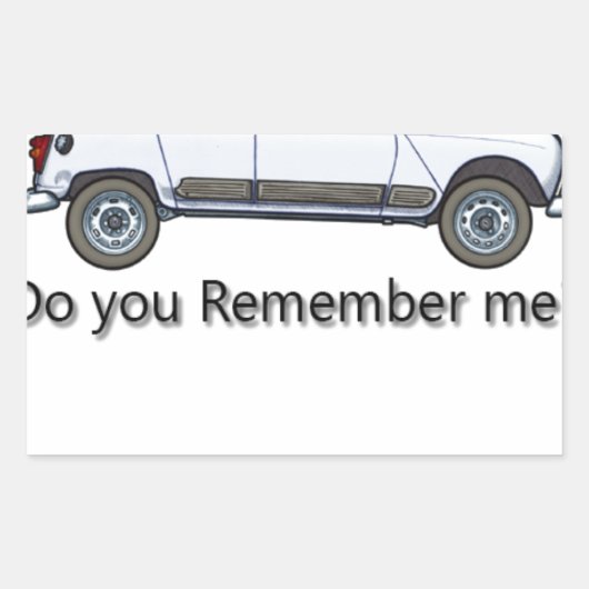 4 RECHTHOEKIGE STICKER (Voorkant)