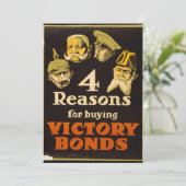 4 Redenen voor de aankoop van overgebleven obligat Kaart (Staand voorkant)