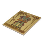 #4 Repro Copeland Medieval Minstrels Music Thema Tegeltje (Zijkant)