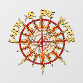 4 Richtingen Decal Custom Tribal Life Window Cling (Vel)