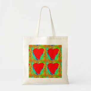 4 rode harten Thunder_Cove Tote Bag