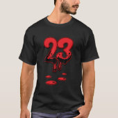 4 Rood Thunder T-shirt om overeen te komen met num (Voorkant)