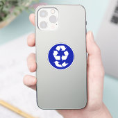 4 R's Recycling-symbool Sticker (Telefoon)