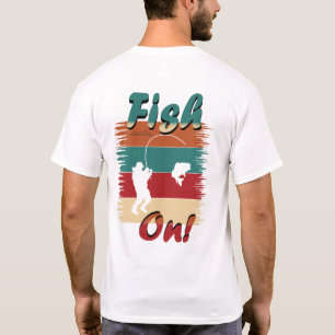 4 Rustige Vissen Op Gepersonaliseerde NAAM Vissen T-shirt