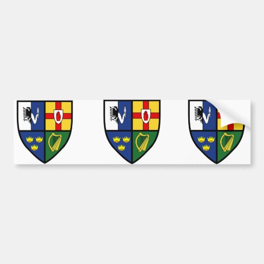 4 s, Ierland Bumpersticker (Voorkant)