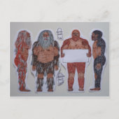 4 Sagittal crest bigfoot, Briefkaart (Voorkant)