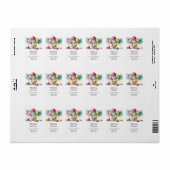 4 Schep Ice Cream Sundae Fun Summer Etiket (Full Sheet)