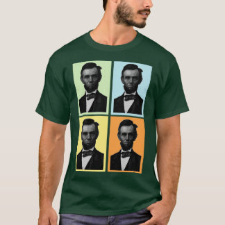 4 Score Abraham Lincoln Amerikaanse geschiedenis T-shirt