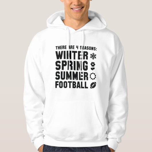 4 Seizoenen Football Hoodie (Voorkant)