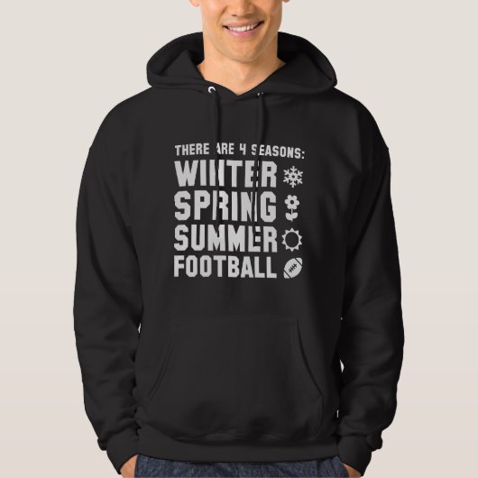 4 Seizoenen Football Hoodie (Voorkant)
