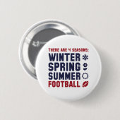4 Seizoenen Football Ronde Button 5,7 Cm (Voorkant /achterkant)