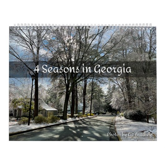 4 Seizoenen in Georgia Kalender (Hoes)