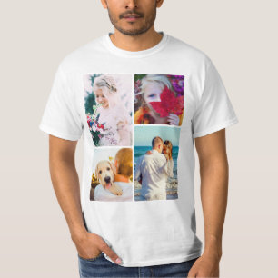 4 Sjabloon met fotoselectie T-shirt