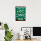 4 Spieren om Grappige Poster Te Slaan (Thuiskantoor)