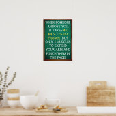 4 Spieren om Grappige Poster Te Slaan (Keuken)