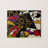 4 Sport Puzzle met Gift Box Legpuzzel (Horizontaal)