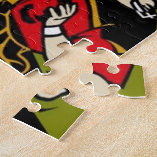 4 Sport Puzzle met Gift Box Legpuzzel (Zijkant)