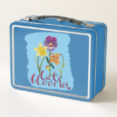 4 Spring and Summer Flowers with Fancy Text (Achterkant)