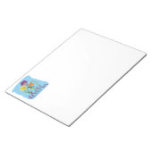 4 Spring and Summer Flowers with Fancy Text Notitieblok (Schuin)