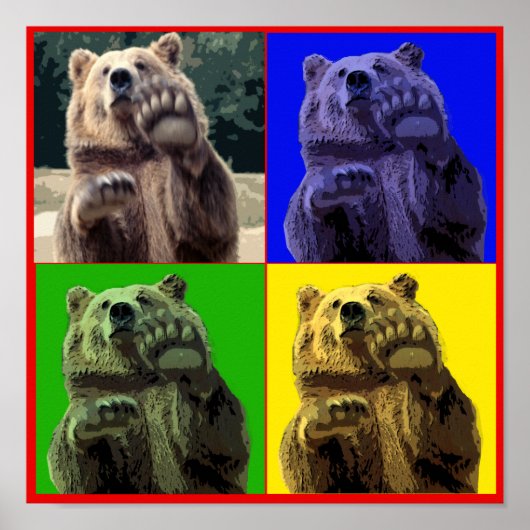 4 SQAURE BEER POSTER (Voorkant)