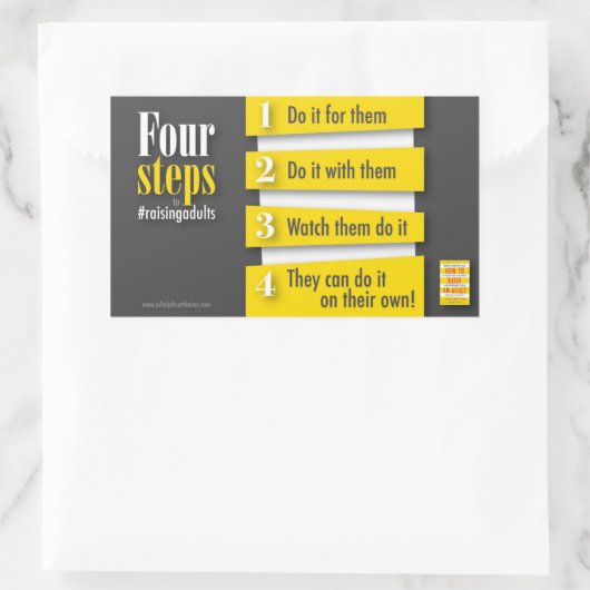 4 Stappen Sticker (4 pak) (Tas)