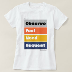 4 stappen van NVC T-shirt