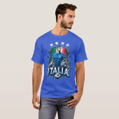 4 Star ITALIË voetbal T-shirt (Voorkant volledig)