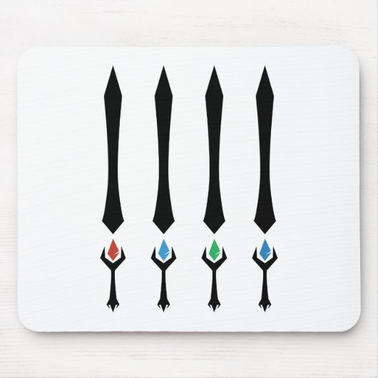 4 Stenen Muismat (Voorkant)