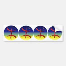 4 stickers carrosserie auto Berber Amazigh