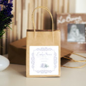 4 stks aangepaste witte thee sticker