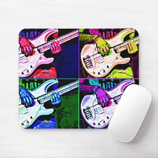 4 String Bass Muismat (Met muis)