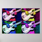 4 String Bass Poster (Voorkant)